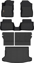 Binmotor-for Subaru Crosstrek 2024-2025 2026 & Subaru Impreza 2024-2026 (Not for Hybrid) All Weather Floor Mats & Cargo Liner & Back Seat Protector Mats, Car Mats for Crosstrek Accessories-Black
