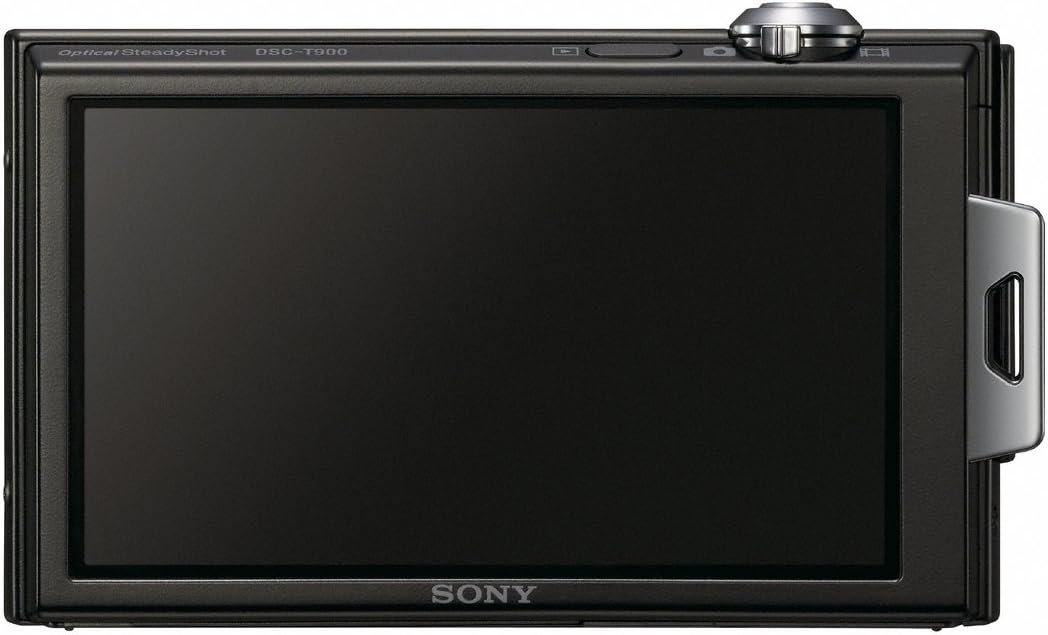Sony Cyber-shot DSC-T900 12.1 MP Digital Camera with 4x Optical Zoom and Super Steady Shot Image Stabilization (Black)