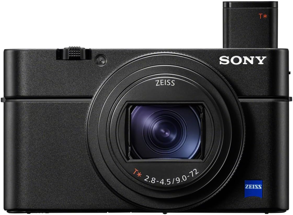 Sony DSC-RX100 VII Cyber-Shot Digital Camera Bundle with The Photo, Video, and Art Suite, Lithium-Ion Battery Pack, Carrying Case, and 64GB SDHC Memory Card (6 Items)