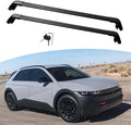 2PCS Aluminum Crossbar Cross Bar Fit for Hyundai IONIQ 5 2022-2025 SEL Limited XRT Luggage Cargo Carrier Roof Rack Rails with Anti-Theft Locks Lockable (Black)