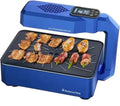 Smokeless Grill Indoor, 11 Levels Adjustable Firepower Portable Electric Korean BBQ Grill, LCD Smart Display, Fast Heat Up, 850W Removable BBQ Machine for Home, Party, Outdoor, Camping