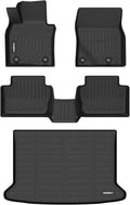 GINOWY-Floor Mats & Cargo Liner Set for 2020-2026 Mazda CX30 (Only AWD), TPE All Weather Mats Floor Liners CX-30 Waterproof Trunk Mat Car Accessories for Mazda CX30 2025 Accessories