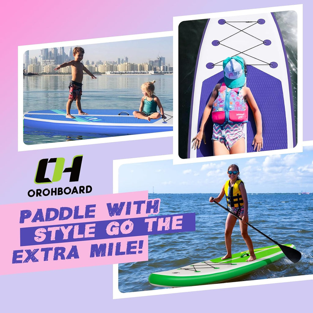 Inflatable Paddle Board 11'6/10'6 Paddle Board - All-Around SUP Board for Adults & Beginners, Stand Up Paddle Board with Complete Accessory Kit for Lake, River, Ocean