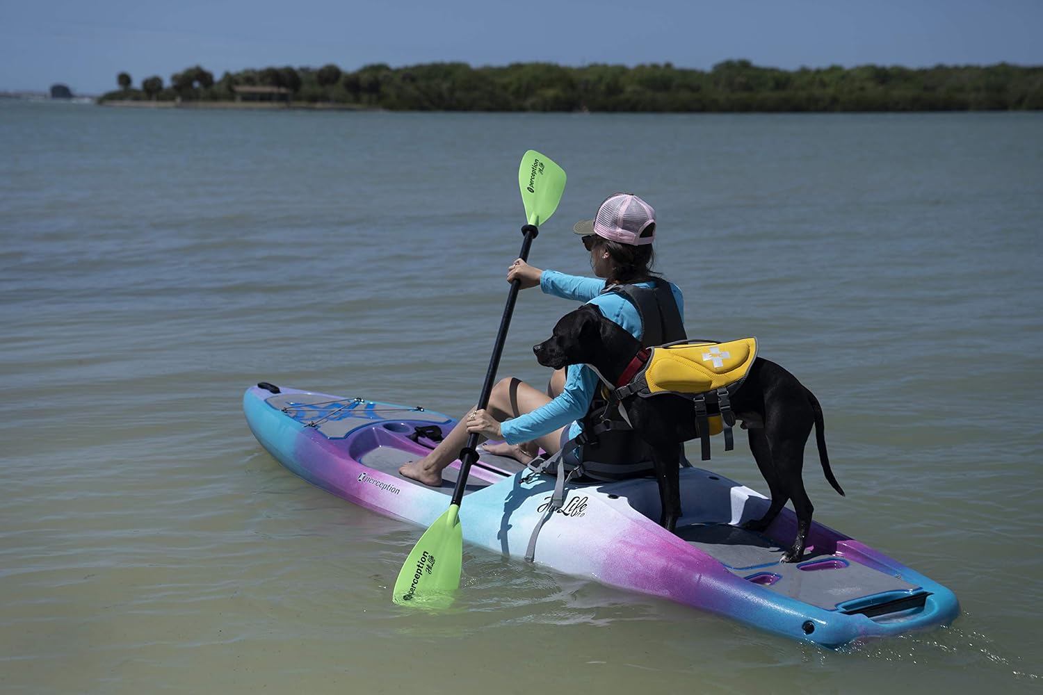 Perception Hi Life | Sit on Top Kayak for Adults | Hybrid SUP Stand up Paddle Board Kayak