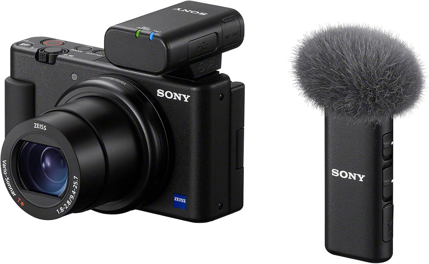 Sony Digital Bluetooth Wireless Microphone ECMW2BT (Black), Small