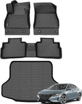ANBINGO® Floor Mats & Cargo Liner for 2020-2026 Nissan Sentra S/SV/SR, Sedan 2020 2021 2022 2023 2024 2025 2026 Waterproof Guard Automotive Sentra Floor Mats Sentra Accessories Full Set-Black