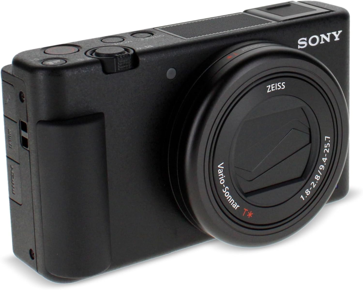 Sony ZV-1 Digital Camera (Black) (DCZV1/B) + 64GB Memory Card + Case + Card Reader + Flex Tripod + Memory Wallet + Cap Keeper + Cleaning Kit (Renewed)