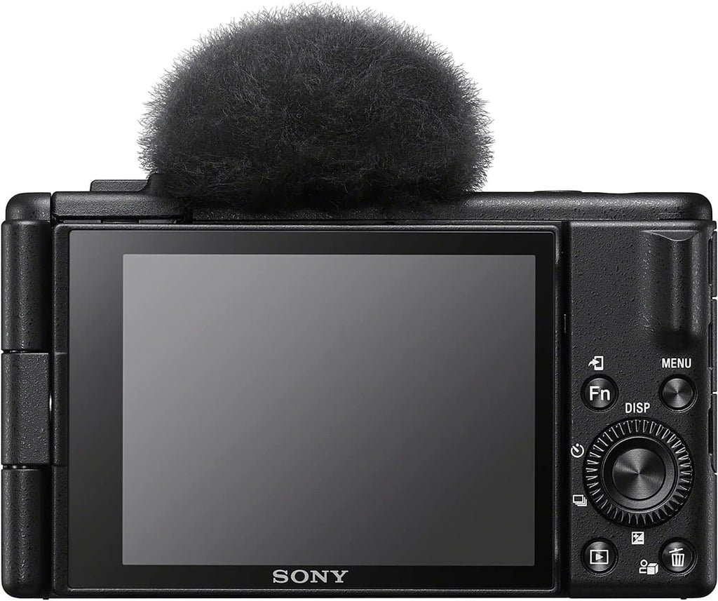 Sony ZV-1F Vlog Camera with 4K Video & 20.1MP for Content Creators and Vloggers Black ZV-1F/B | Official Sony USA Partner Model | Bundle with Deco Gear Case + Extra Battery + Filters + Photo Software