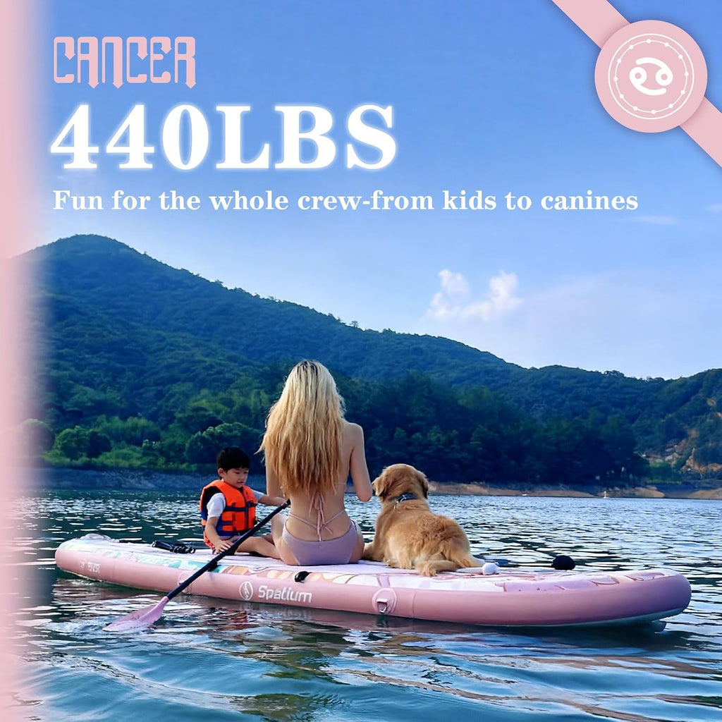 Spatium 11'5'x32' Magnetic Cup Holder Touring Paddle Board Stand Up Paddle Board for Adults,440lb Capacity SUP Board with Camera Mount for Youth & Adults of All Skill Levels