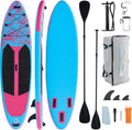 NEWBULIG 33' Inflatable Paddle Board SUP, Stand Up Paddle Board Blow Up with 3 Carry Handles, Non-Slip Deck Pad, Complete Kit with Pump, Leash & Backpack for Beginners/Adults