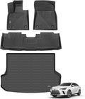 ANBINGO® Floor Mats & Cargo Liner for 2016-2022 Lexus RX RX350 RX450h (Not for RXL) All Weather Protection TPE Anti-Slip Automotive Full Set Custom Car Mats Accessories - Black