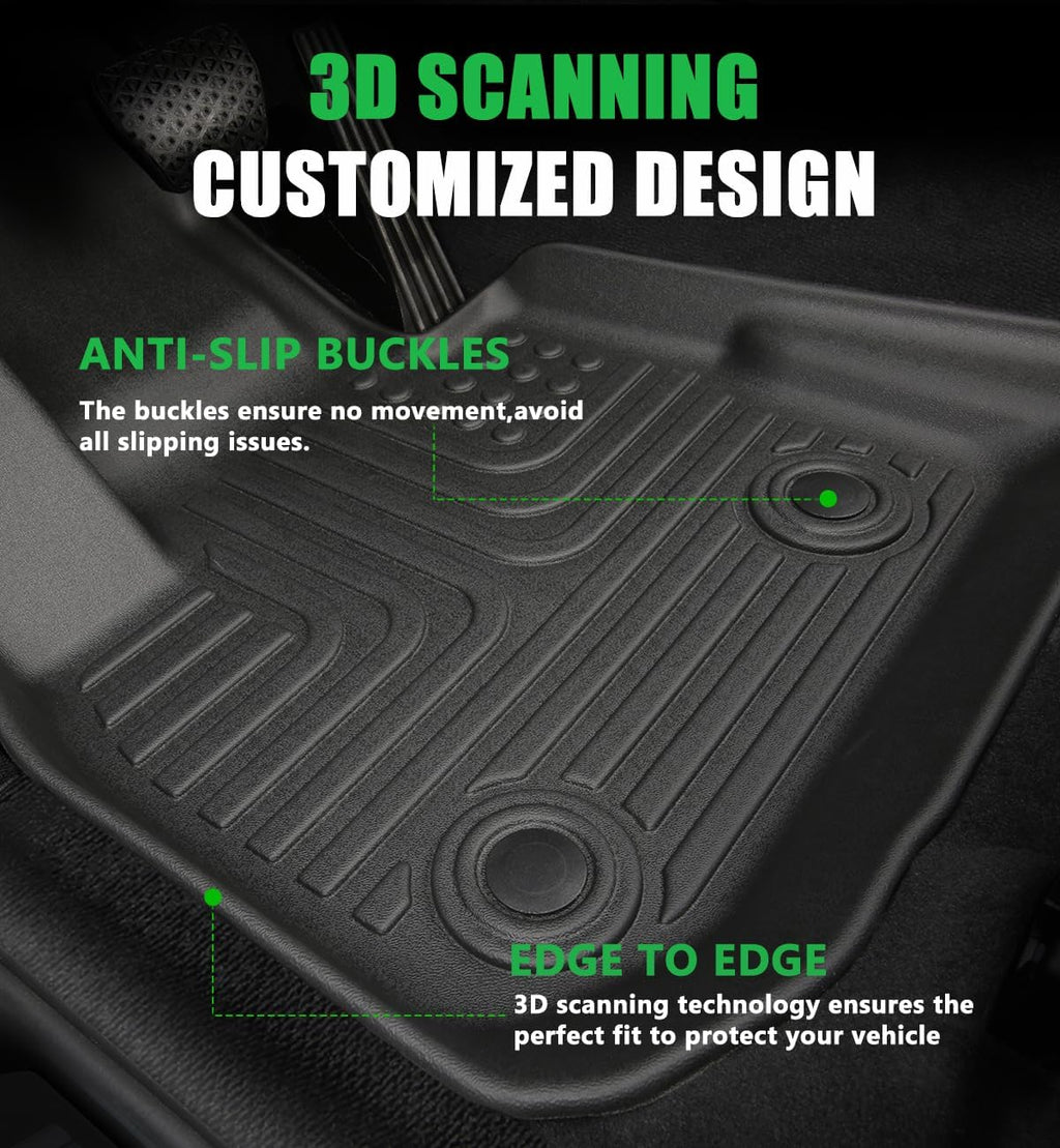 for Kia K5 Floor Mats 2021-2026(Only Fit FWD) & 2020-2026 Hyundai Sonata & Sonata Hybrid All Weather Floor Mats Cargo Liner Accessories