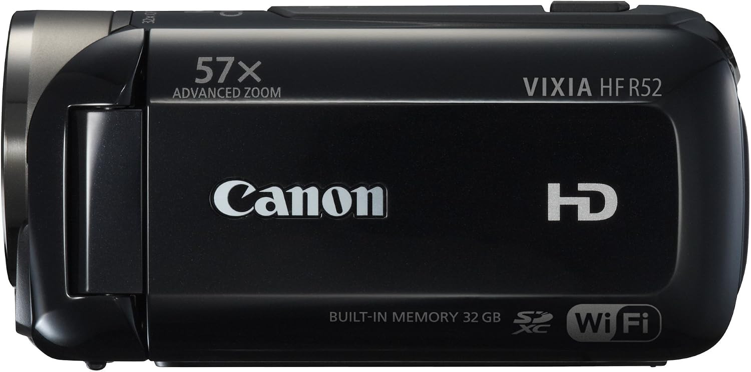 Canon VIXIA HF R500 Digital Camcorder (Black) (Renewed)