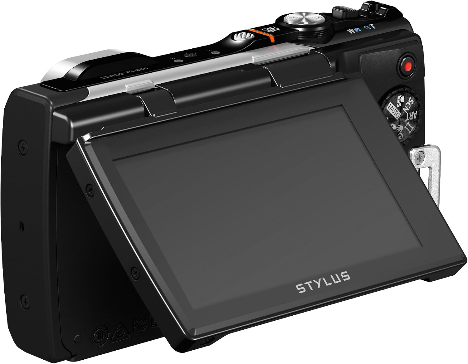 Olympus Stylus TG-850 IHS 16 MP Digital Camera (Black/Silver)