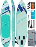 UPWELL 10'6'/11'/11'6' Inflatable Paddle Board, Stand Up Paddlboard for Youth & Adults, Stable Design, Premium SUP Accessories, Backpack, Leash, Hand Pump, Fins