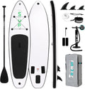 FunWater Inflatable Ultra-Light Stand Up Paddle Board for All Skill Levels with Premium SUP Paddleboard Accessories,Non-Slip Comfort Deck for Youth & Adults