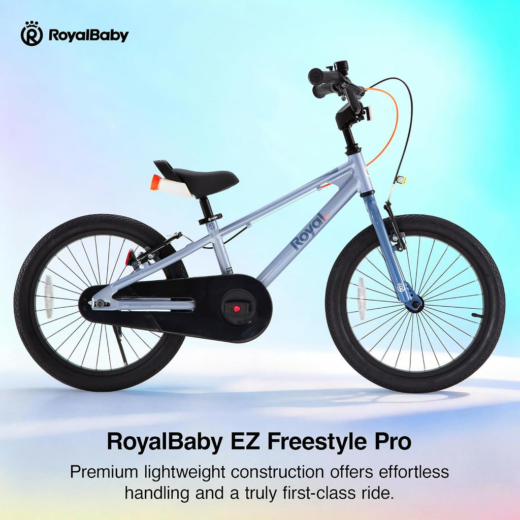 RoyalBaby EZ Kids Bike 12 14 16 18 20 Inch Balance Pedal 2-in-1 Training Bicycle Boys Girls Ages 3 to 12 Years Easy Learn for Beginners