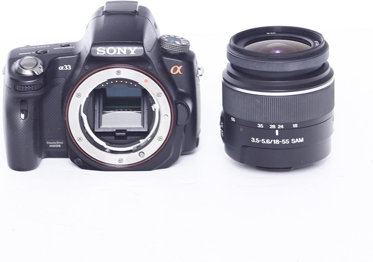 Sony Alpha SLT-A33 Digital Camera with Translucent Mirror Technology and 3D Sweep Panorama (Camera Body only) (Black)