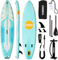11 ft Inflatable Paddle Board with SUP Accessories, Non Slip EVA Deck, Extra Long Extra Wide iSUP, All Around Stand Up Paddle Board for Adults & Youth