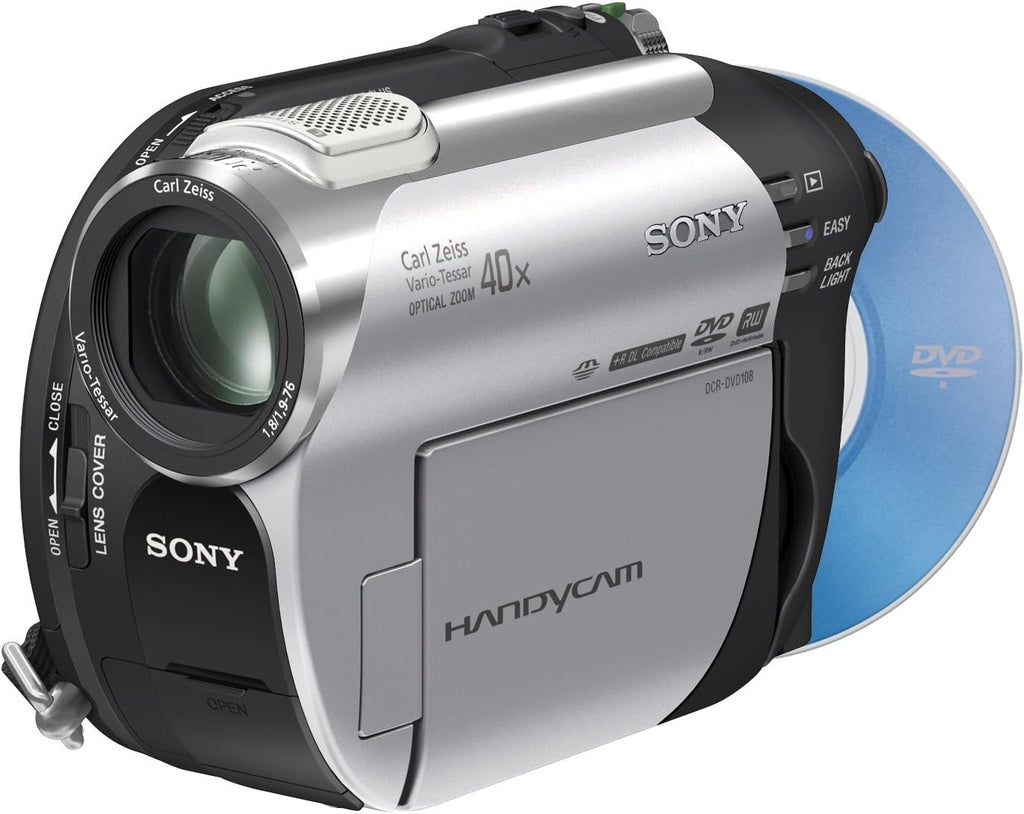 Sony DCR-DVD108 DVD Handycam Camcorder with 40x Optical Zoom (Renewed)