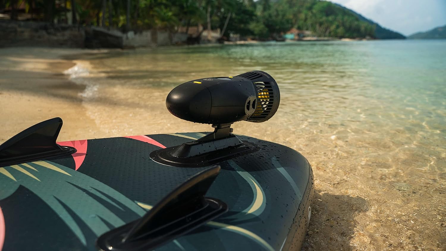 Crew & Axel Underwater Scooter 2-1 for Paddle Boards & Scuba Snorklering Swimming - Paddle Board Motor - Paddle Board Scooter - 4500Mah Battery 3 Speeds