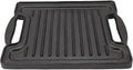 Grilling Plate,Rectangular Cast Iron Indoor Barbecue Griddle Korean BBQ Grill Pan Barbecue Skillet Pan Cooking Grill Plate Steaks Baking Tray Non Stick Griddle for Family Dinning