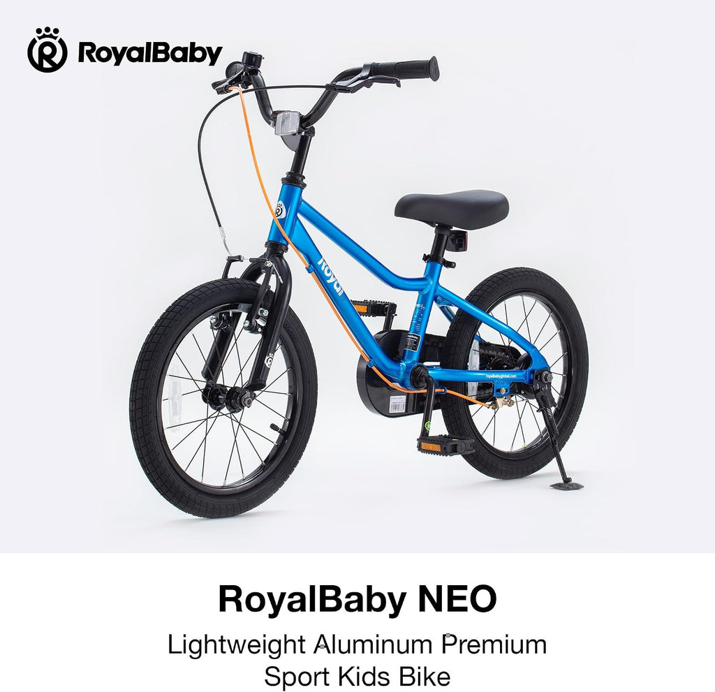 RoyalBaby Kids Bike, Lightweight Aluminum 16 18 Inch Wheel Bicycle Boys Girls Ages 4-9 Years, Multiple Colors