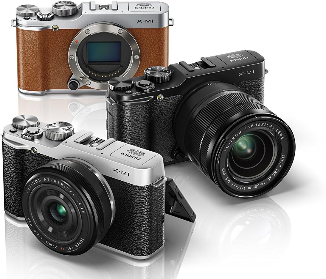 Fujifilm X-M1 Compact System 16MP Digital Camera with 3-Inch LCD Screen - Body Only (Black)