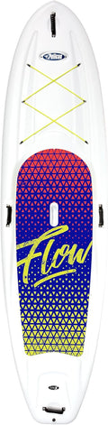 Pelican - Flow 106 Hardshell Stand-Up Paddle Board - Lightweight Board with a Bottom Fin for Paddling, Non-Slip Deck - Perfect for Youth & Adult - 10.2 ft