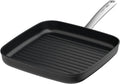 Berghoff Graphite Non-stick Ceramic Square Grill Pan 11', Recycled Aluminum, CeraGreen Non-toxic Nonstick Coating, Full Disk Bottom, Oven-to-Table Cookware