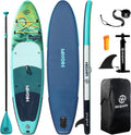 Inflatable Stand Up Paddle Board for Youth and Adults – Wide Sup with Premium Accessories, Blow Up Paddleboard for Surfing, Fishing, Yoga & More