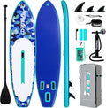 FunWater Inflatable Stand Up Paddle Board with Premium SUP Paddleboard Accessories, Anti-Slip EVA Deck, 11'6''/11'/10'6'' Paddle Boards for Adults & Youth of All Skill Levels