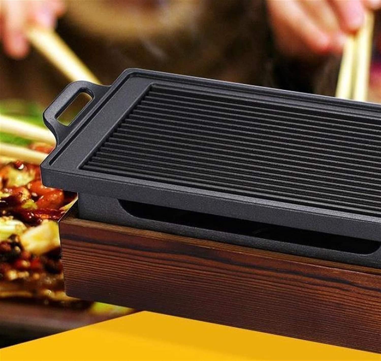 BBQ Grill Outdoor Outdoor Indoor Barbecue Charcoal Grill Mokeless Portable BBQ Grill Korean Japanese Barbecue Grill Charcoal BBQ Oven Alcohol Stove Household Non-stick Cooking Tools