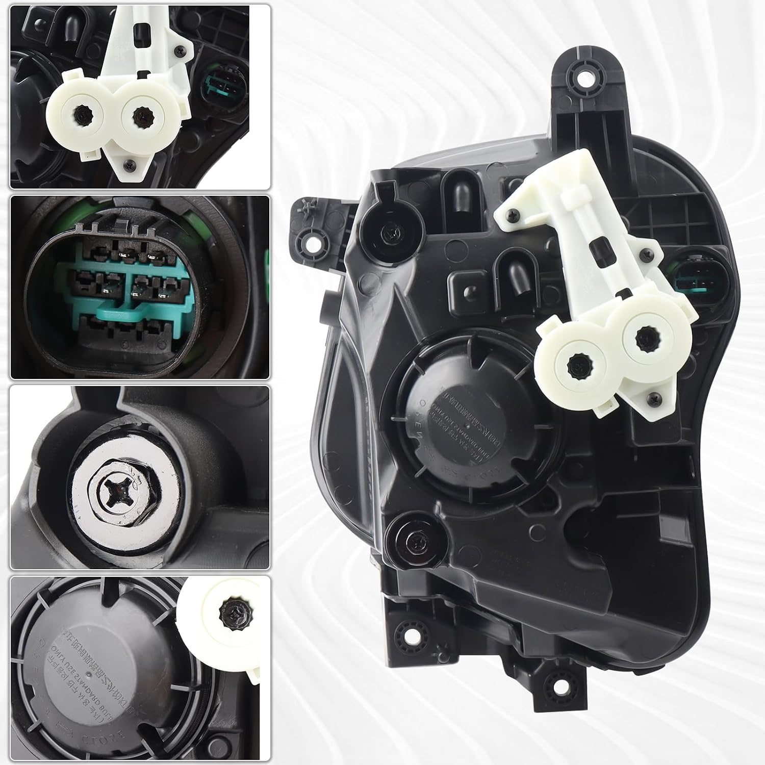 LED Headlight Assembly Compatible with 2022-2026 Hyundai Tucson SE/SEL Models Right Passenger Side 92102-CW150 92102-CW650 HY2503250