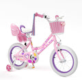 XJD Girls Bike for 2-12 Years Old Kids 12 14 16 20 Inch Toddler Bike,Retro Style Kids Bike with Training Wheels, 20 Inch Girl Bicycle with Kickstand