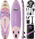 11'6'x35' Inflatable Paddle Board, 450lbs Extra Wide Stand Up Paddleboard for Adults with Premium SUP Accessories Kit & Backpack, Blow Up Kayak Non-Slip Stable Deck Boat for Yoga Fishing Surf