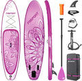 FBSPORT 11' Premium Stand Up Paddle Board, Yoga Board with SUP Accessories & Carry Bag | Wide Stance, Surf Control, Non-Slip Deck, Leash, Paddle and Pump for Youth & Adult