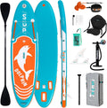 FunWater Inflatable Stand Up Paddle Board with Premium SUP Paddleboard Accessories, Anti-Slip EVA Deck, 11'6''/11'/10'6'' Paddle Boards for Adults & Youth of All Skill Levels