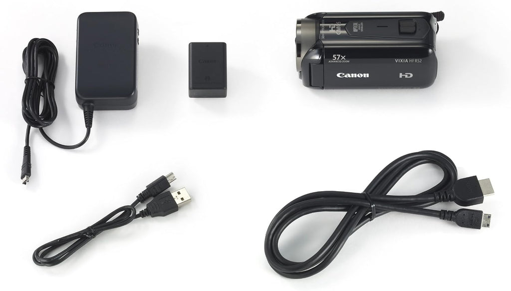 Canon VIXIA HF R500 Digital Camcorder (Black) (Renewed)