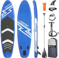 FBSPORT 11' Premium Stand Up Paddle Board, Yoga Board with SUP Accessories & Carry Bag | Wide Stance, Surf Control, Non-Slip Deck, Leash, Paddle and Pump for Youth & Adult