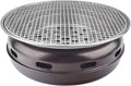 BBQ Barbeque Barbecue Grill, BBQ, Korean Smokeless Household Charcoal Grill, Galvanized Sheet Barbecue Stove, 100% Maifan Stone, 9 Styles (Color : F)