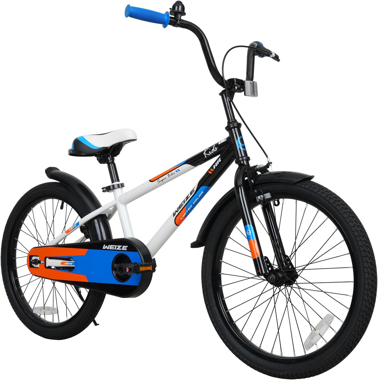 WEIZE Kids Bike, 16 20 Inch Children Bicycle for Boys & Girls Ages 4-12 Years Old, Rider Height 41-62 Inch, Adjustable Seat & Handlebars, Coaster Brake, Multiple Color Options