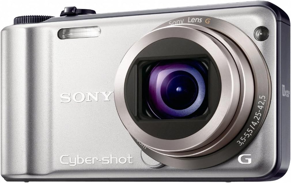 Sony Cyber-shot DSC-H55 14.1MP Digital Camera with 10x Wide Angle Optical Zoom with SteadyShot Image Stabilization and 3.0 inch LCD (Silver)