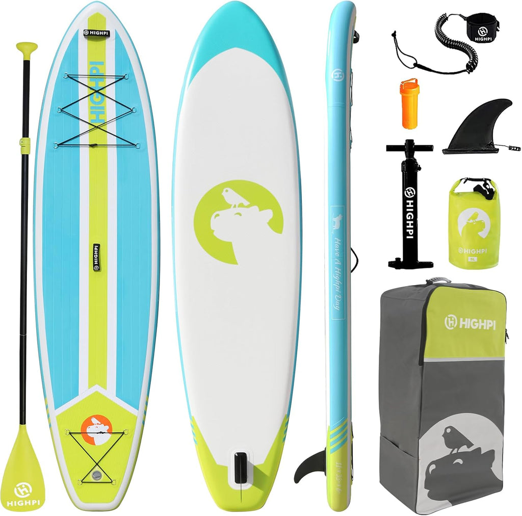 Inflatable Stand Up Paddle Board for Youth and Adults – Wide Sup with Premium Accessories, Blow Up Paddleboard for Surfing, Fishing, Yoga & More