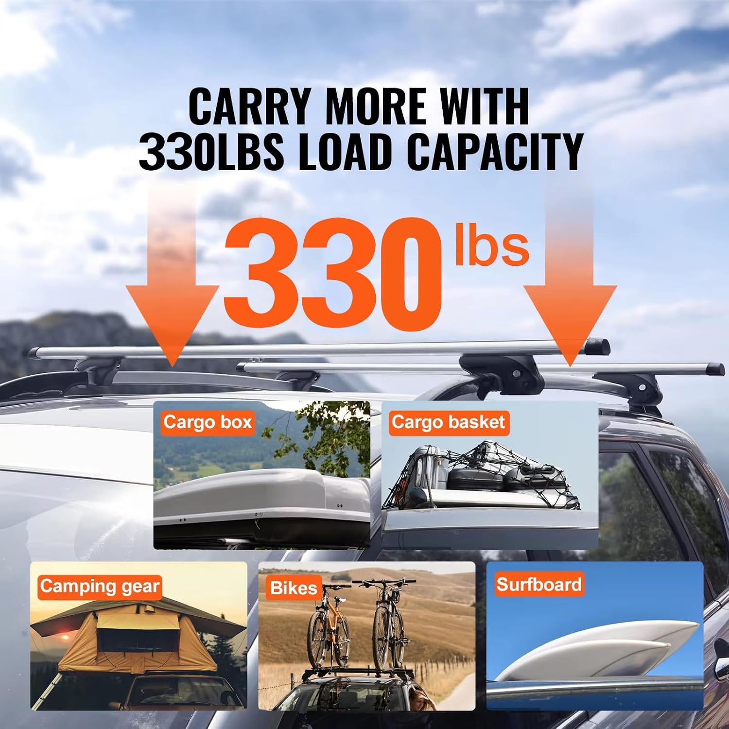 Lockable Roof Rack Cross Bars for Hyundai Tucson SE/SEL/N Line/Limited 2022-2025,Heavy Duty Anti-Theft Aluminum Roof Rails Crossbars Rooftop Luggage Rack Cargo Bars,Black