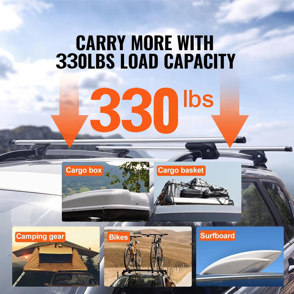 Lockable Roof Rack Cross Bars for Hyundai Tucson SE/SEL/N Line/Limited 2022-2025,Heavy Duty Anti-Theft Aluminum Roof Rails Crossbars Rooftop Luggage Rack Cargo Bars,Black