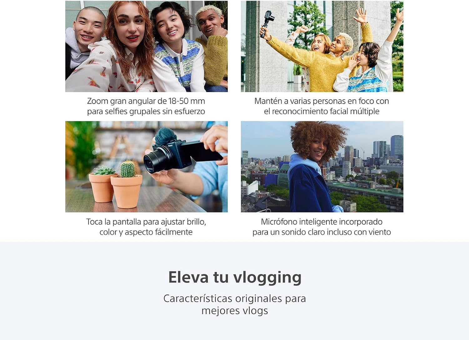 Sony ZV-1 II Vlog Camera for Content Creators and Vloggers - Black