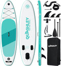 Quashley Inflatable Stand Up Paddle Board,Inflatable Paddleboards 32/34 Inch Wide,All Around SUP for Beginners with Lightweight Paddle,Hand Pump,Backpack,Leash,Durable & Portable iSUP Board
