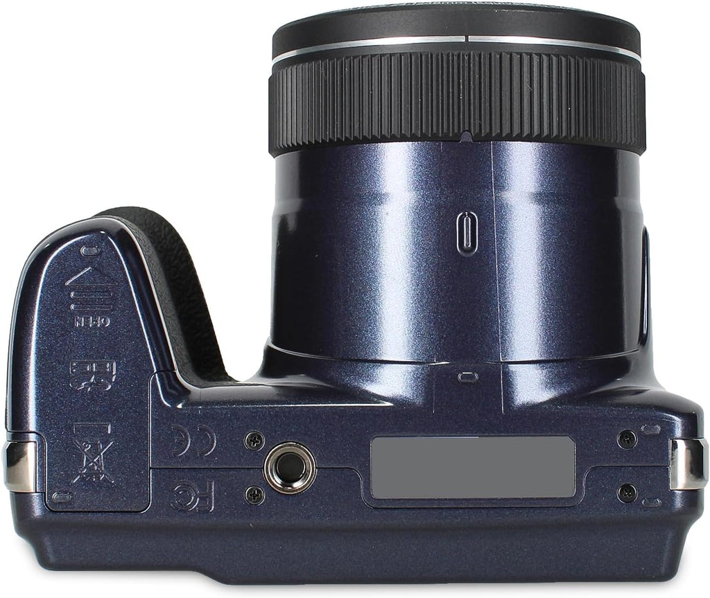 Kodak Pixpro AZ528 Digital Camera (Blue) Bundle Including: 2X 32 GB Memory Card, Medium Case, Filter Kit, Card Reader, Hand Strap, Card Wallet, Hand Strap, Flexible Tripod