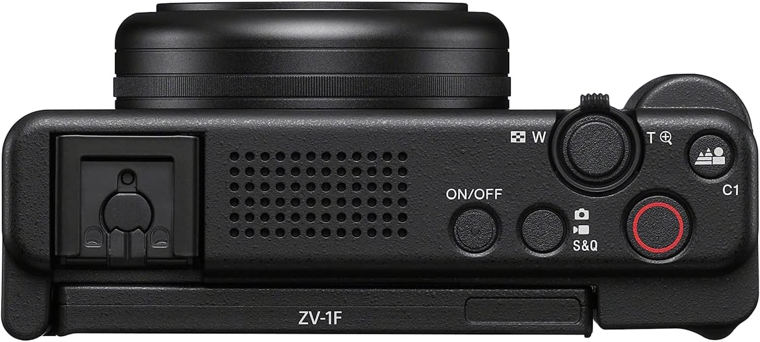 Sony ZV-1F Vlog Camera with 4K Video & 20.1MP for Content Creators and Vloggers Black ZV-1F/B | Official Sony USA Partner Model | Bundle with Deco Gear Case + Extra Battery + Filters + Photo Software
